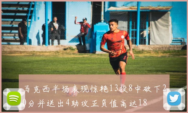 马克西半场表现惊艳13投8中砍下20分并送出4助攻正负值高达18